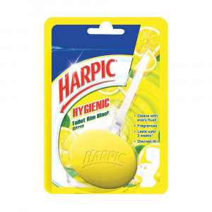 harpic hygienic citrus toilet block