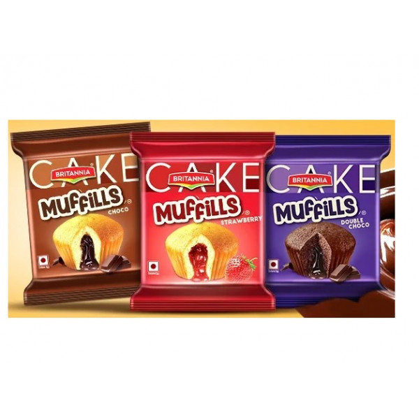 Britannia Cake Muffills - Double Choco, 32g : Amazon.in: Grocery & Gourmet  Foods