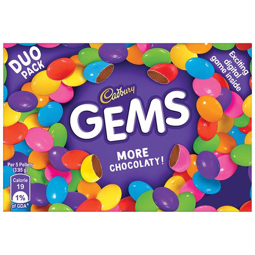 Cadbury Gems Chocolate -Duo pack