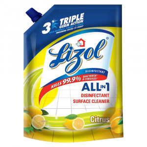 Lizol Disinfectant Liquid, refill pouch Citrus