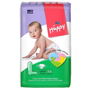 Bella Happy Diapers L 34's