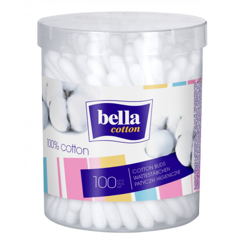 Bella Cotton Buds Round-100 Nos