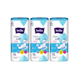Bella Maxi Softi WIngs 15x3's