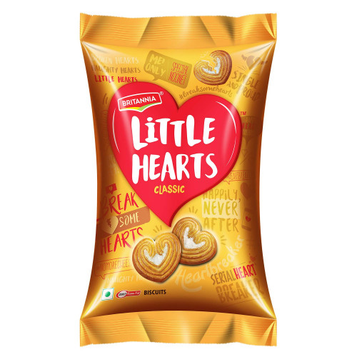 Britannia Little Hearts Biscuits-32g