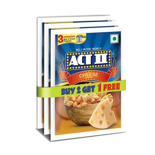 Act 2 Cheese Buy 2 Get 1 Free (3x70g)