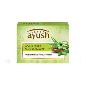 Lever Ayush Cool And Fresh Aloe Vera Soap-100g