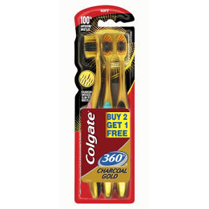 Colgate 360 Gold ToothBrush (Buy 2 Get 1)