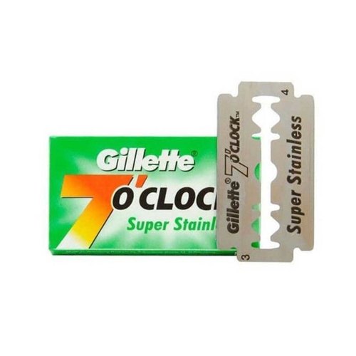 Gillette 7 O'Clock  Super Stainless Razor Blades 10s (pack of 2)