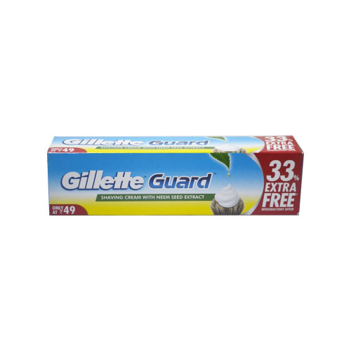 Gillette Guard Shaving Cream With Neem Seed Extract-125 g
