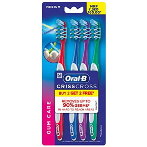 Oral-B Gum Care Toothbrush CrissCross (Buy 2 Get 2 Free)Medium 