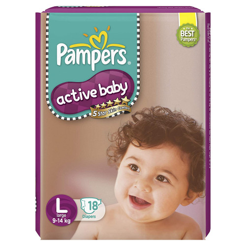 Pampers Active Baby Large 18s