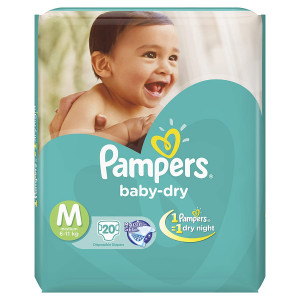 Pampers Baby Dry Medium-20s