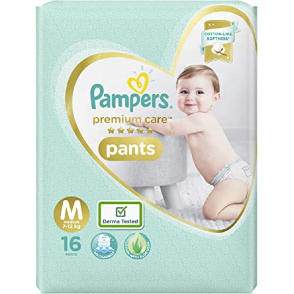 Buy Pampers Pants Diapers Medium Size 4, (28 count) Available Online at  Best Price in Pakistan | QnE
