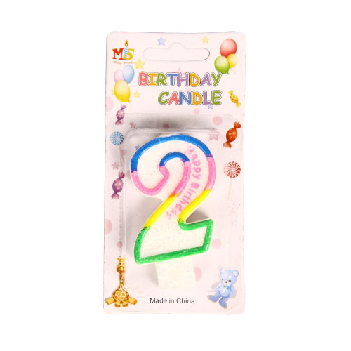 Birthday Candle NO.2-(1Pc)