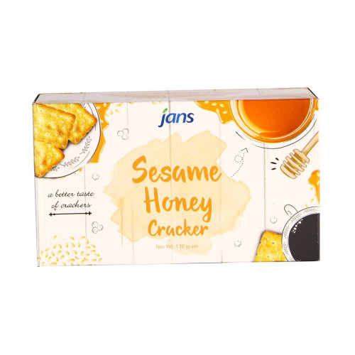 Jans Sesame Honey Cracker Biscuit-130g
