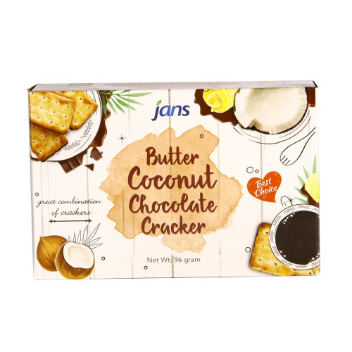 Jans Butter Coconut Choco Crackers-96g