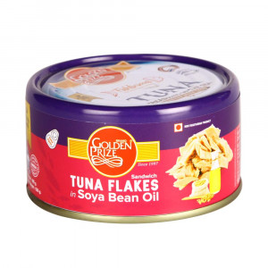 Golden Prize Tuna Flakes In Soya Bean Oil-185g