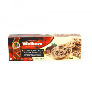 Walkers Belgian Chocolate Chunk Biscuits-150g