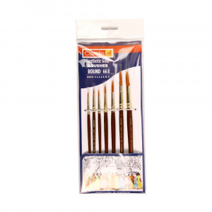 Flair Synthetic Gold Brushes Round-66 Series