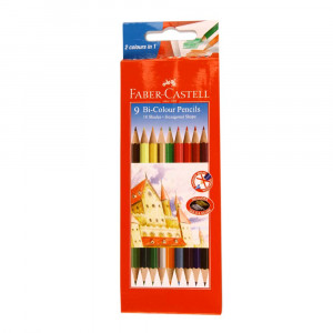Faber Castell 9 Bi Colours Pencils-18 Shades