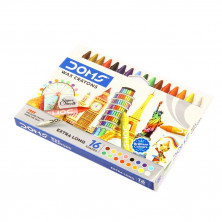 Doms Wax Crayons Extra Long-16 Shades