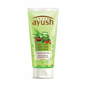 Lever Ayush Oil Clear Aloe Vera Face Wash