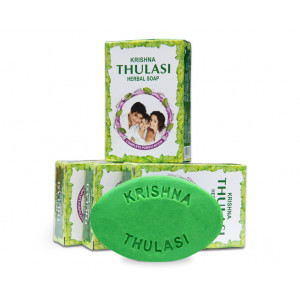 Krishna Thulasi Ayurvedic Soap Combo(4+1)