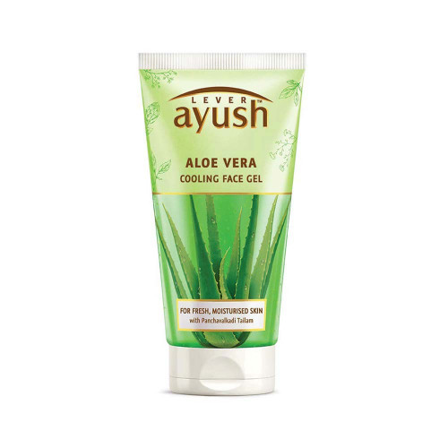 Lever Ayush Natural Ayurvedic Aloe Vera Cooling Face Gel