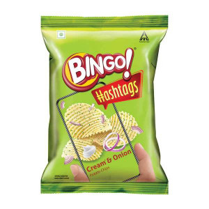 Bingo Hashtag Cream & Onion Potato Chips