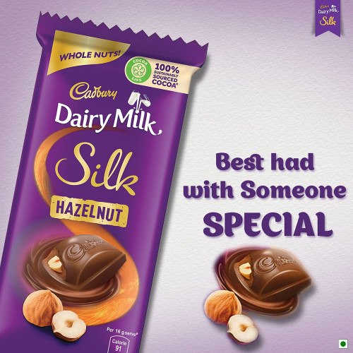 Cadbury Dairy Milk Silk Hazelnut Chocolate 