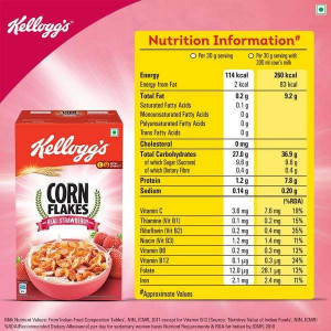 Kelloggs Corn Flakes Real Strawberry