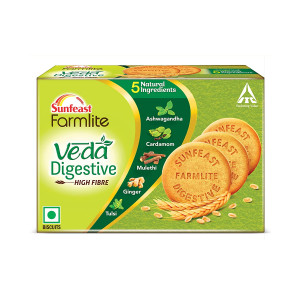 Sunfeast Farmlite Veda Hi Fibre Digestive Biscuits 