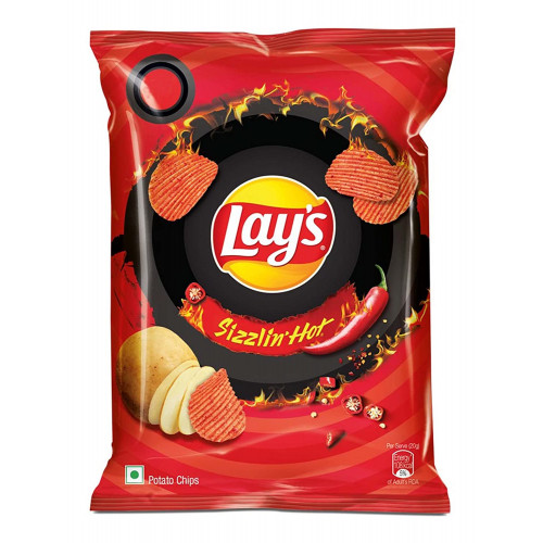 Lays Sizzling Hot Potato Chips