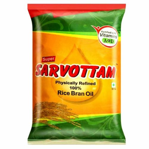 Super Sarvottam Physically refined Rice Bran Oil