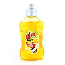 Vim Drops Yellow Dishwash Bottle