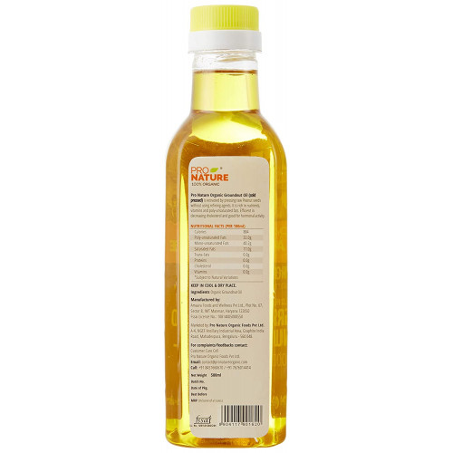Pro Nature 100% Cold Pressed Groundnut Oil