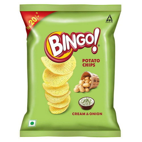 Bingo Yumtios Potato Chips Cream & Onion